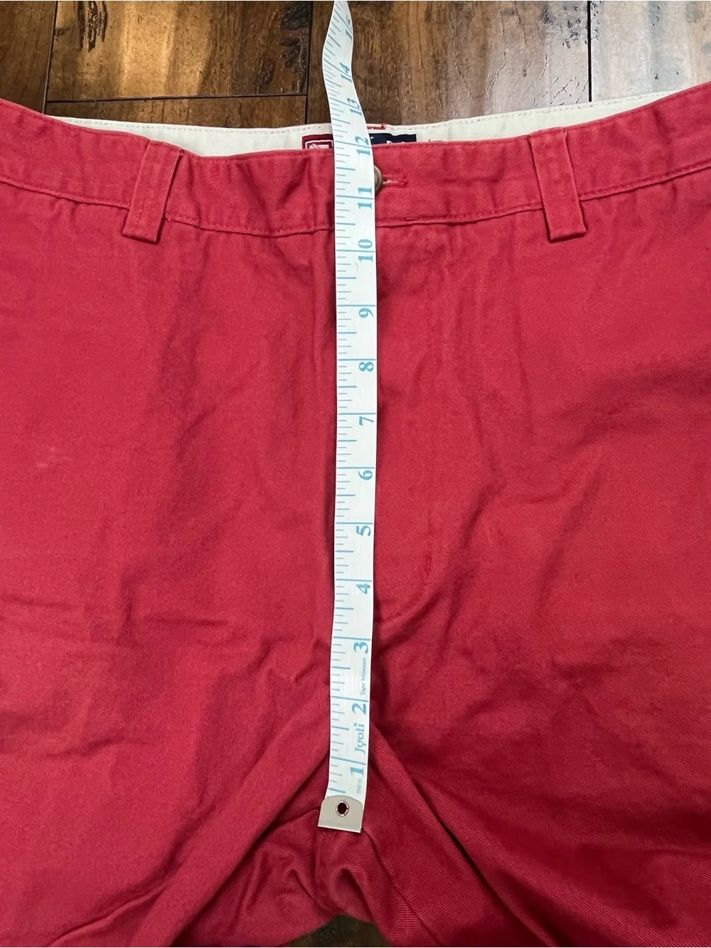 CHAPS Men’s Shorts Flat Front Chino Coral Pink 100% Cotton EUC Size 32